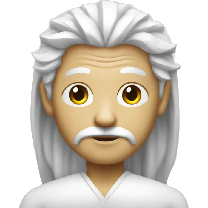 white cyber cnight holy man  emoji