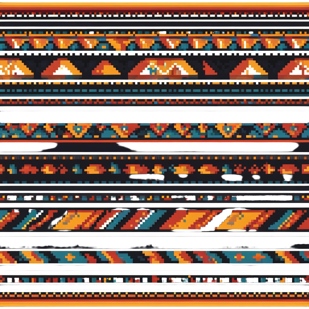 Inca geometric pattern emoji