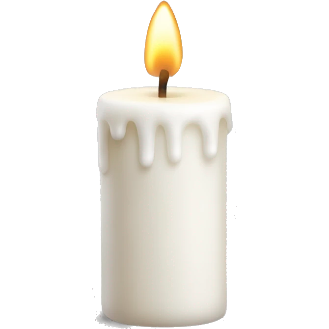 White candle emoji