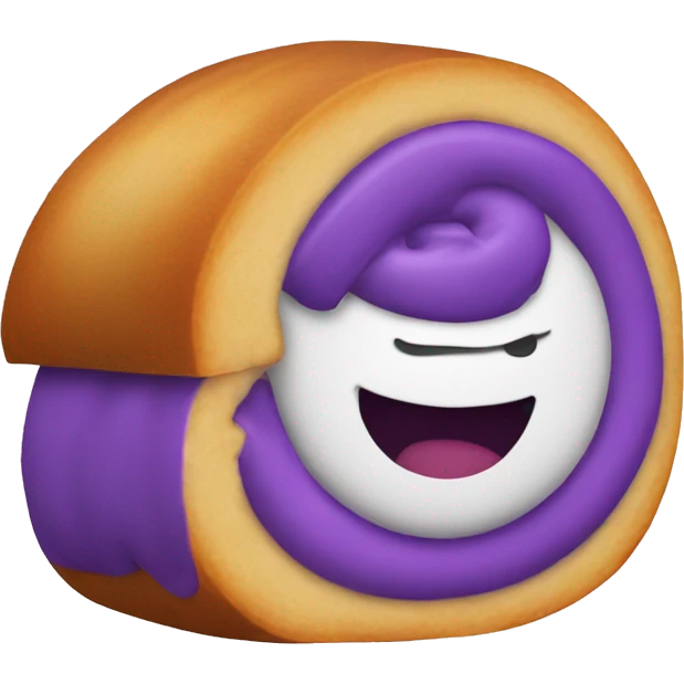 Ube roll emoji
