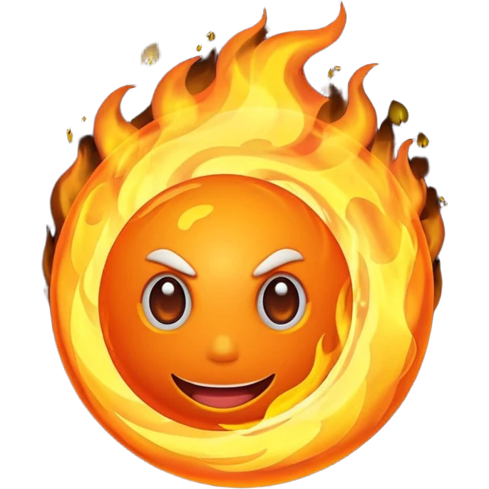 fire magic ball emoji
