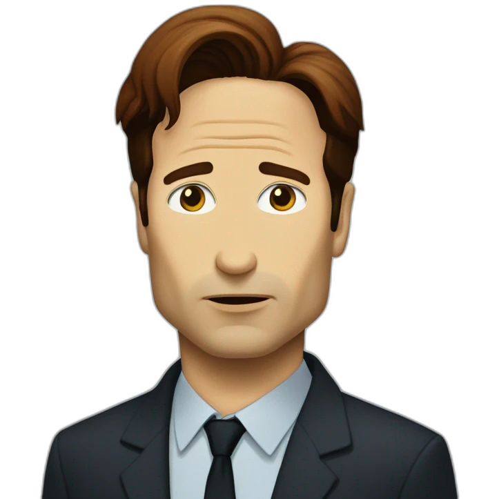 Mulder the X files emoji