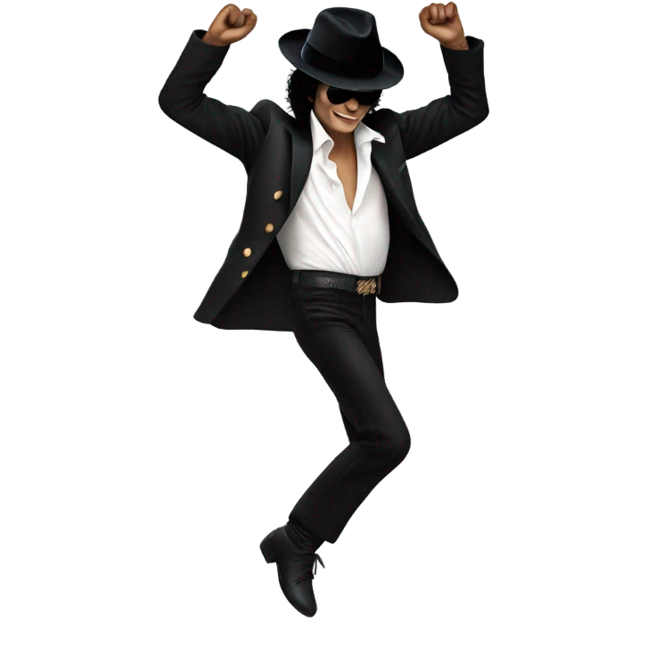 michael jackson dancing emoji