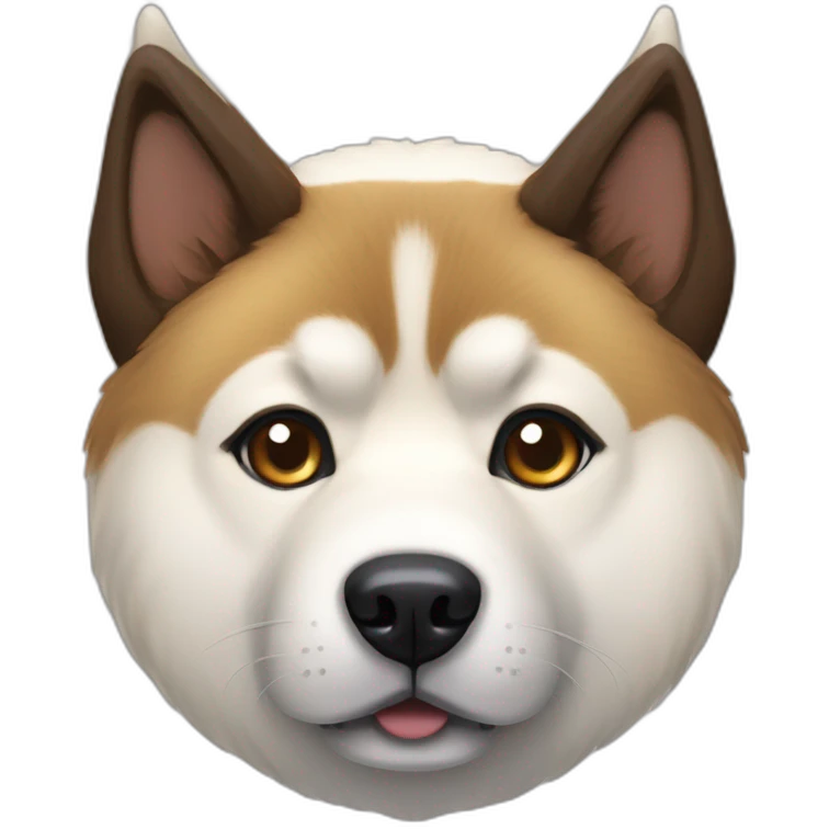 Akita inu roux emoji