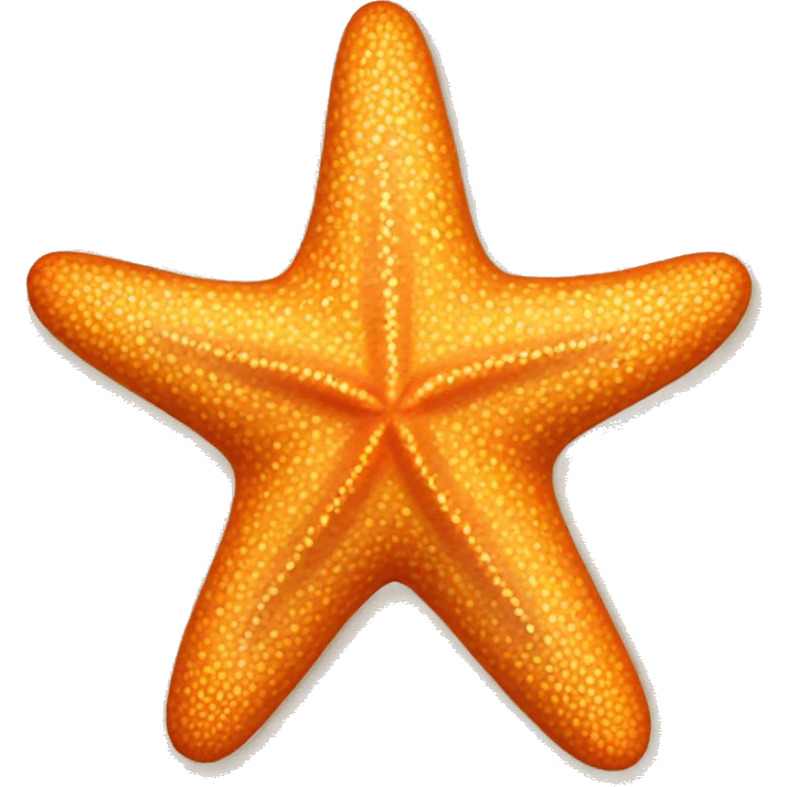 orange starfish emoji