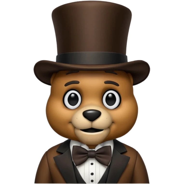 Make Freddy from fnaf emoji