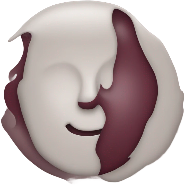 circle with wine color emoji