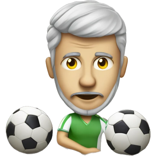 Mensch auf dem Sofa am Fussball schauen emoji