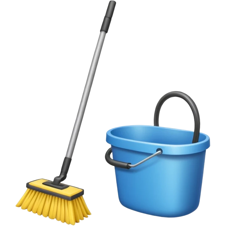 cleaning tools emoji