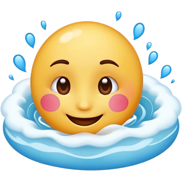 An emoji that's feeling a whirlpool of happiness. Blushing and feeling in love. Grinning and smiling and making a kissy face. Something sweet and perfect to send to someone you love. Not a familiar love something deep and profound. Something unique. emoji