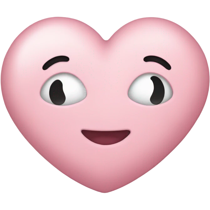 baby pink love emoji