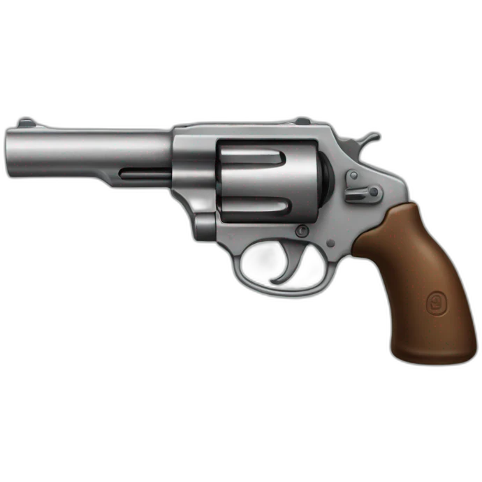 Pistolet à bille qui tire emoji