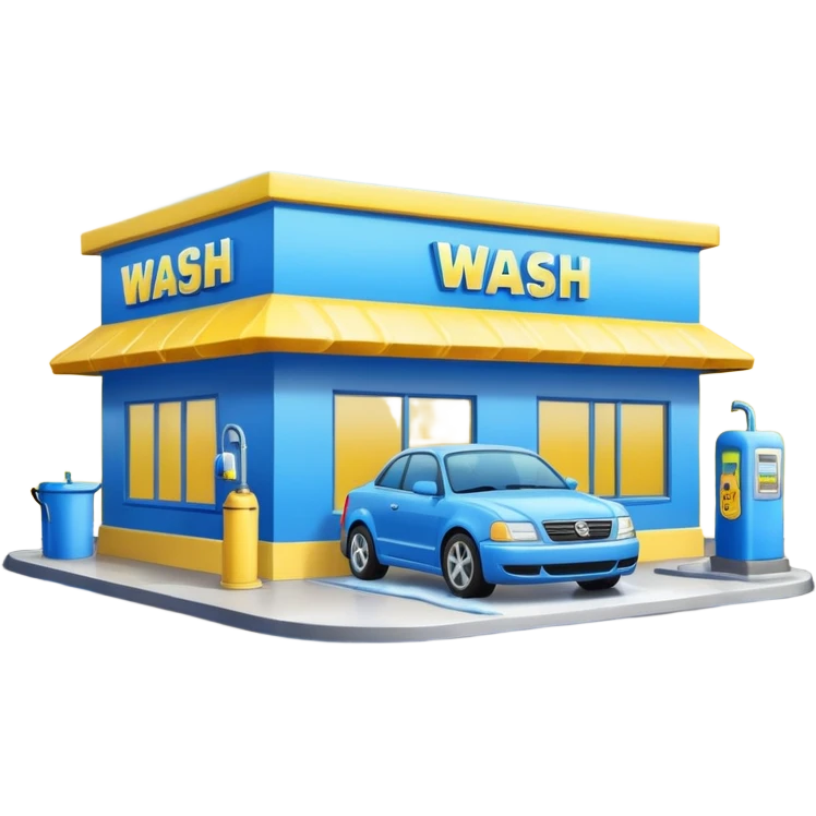 car wash shop emoji