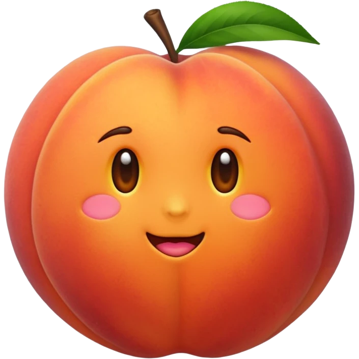 cute peaches emoji