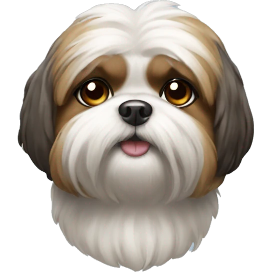 Shitzu dog emoji