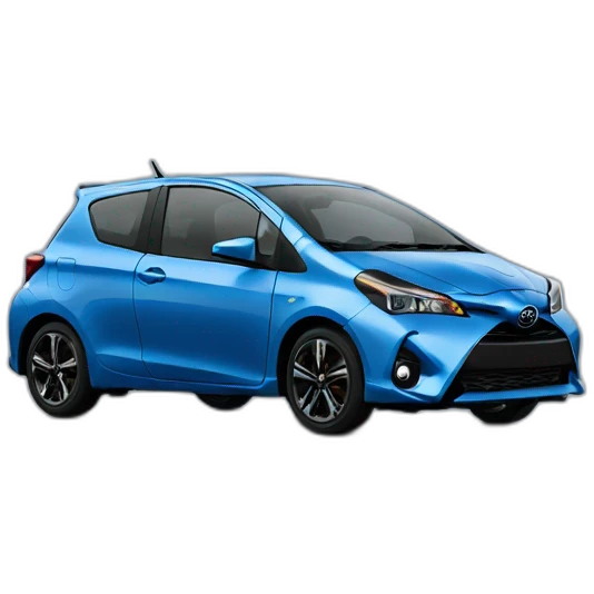 Toyota GR Yaris blue emoji