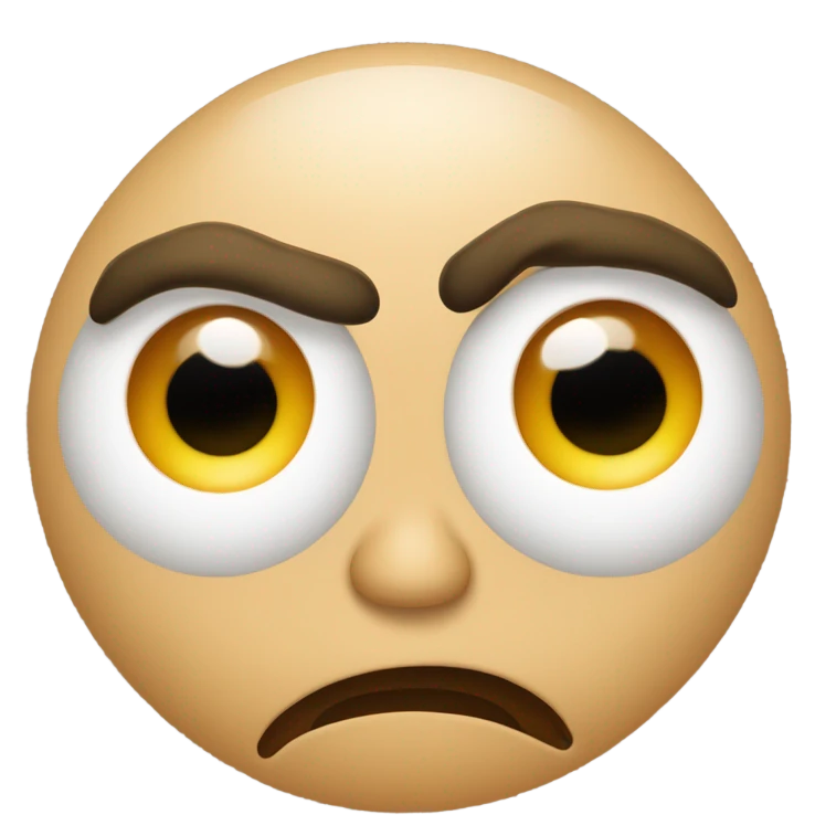 Angry egg head emoji emoji