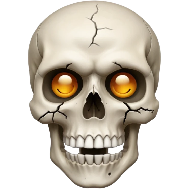 Uma caveira sigma falando palavrão emoji