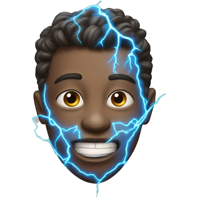 An electrified heart emoji
