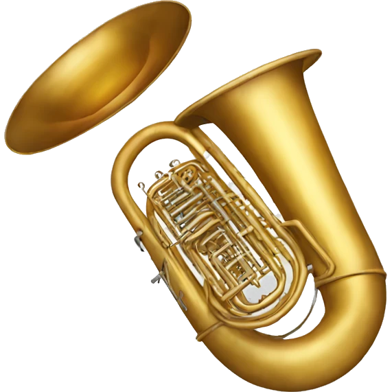 Giant funny tuba emoji