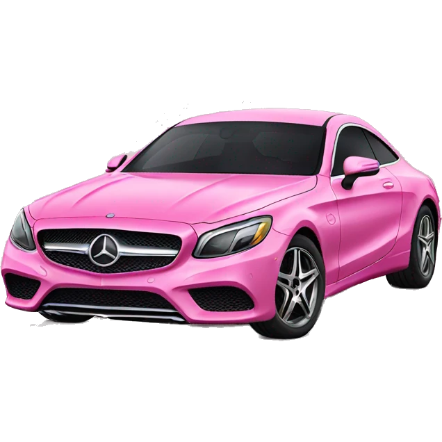 Pink Mercedes  emoji