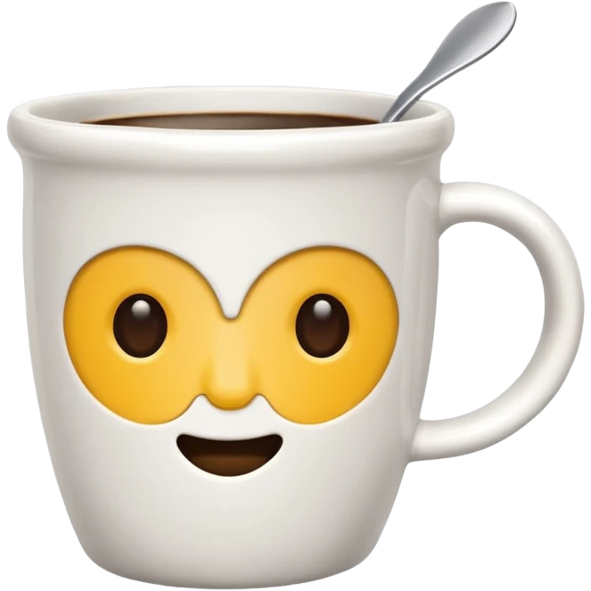 A coffee cup emoji