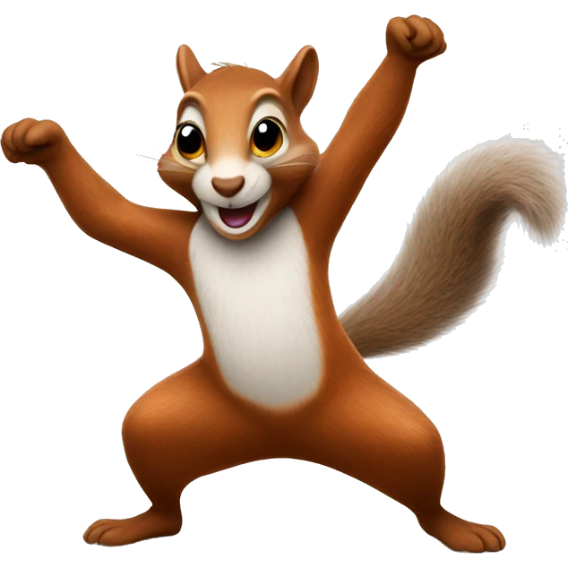 Dancing squirrel emoji