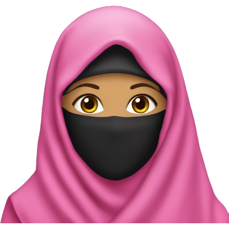 pink niqab dragqueen emoji