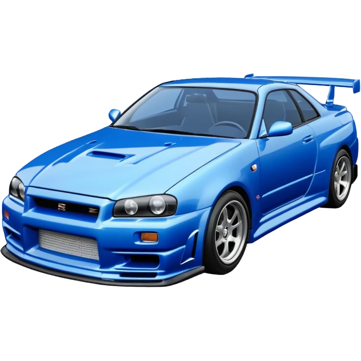 the Nissan Skyline R34 from 2 Fast 2 Furious emoji