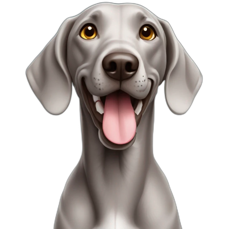 happy-weimaraner emoji