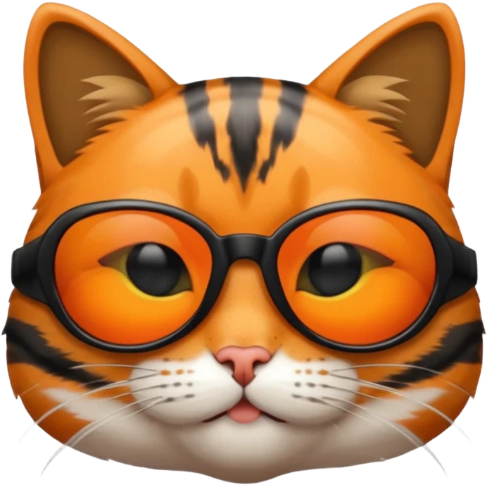 Cat wearing sunglasses emoji