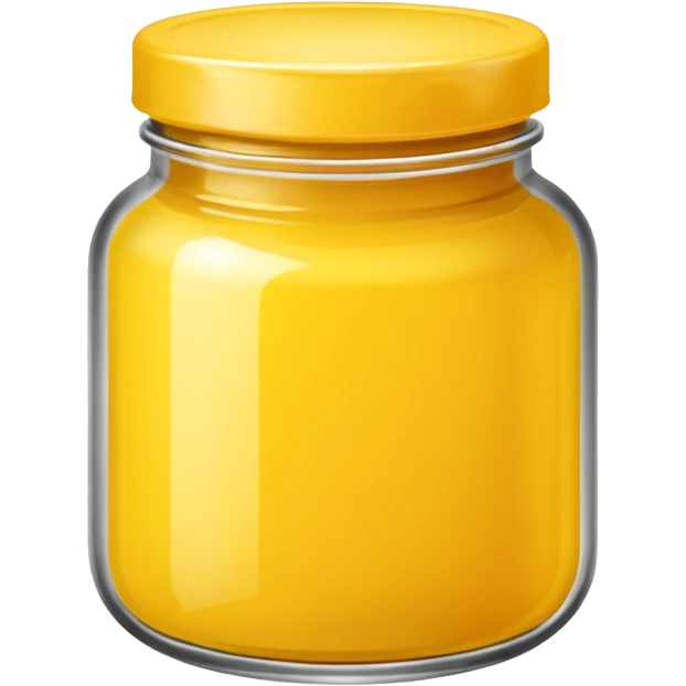 Paint Color Jar yellow emoji