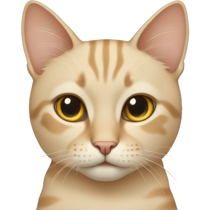 Beige cat  emoji