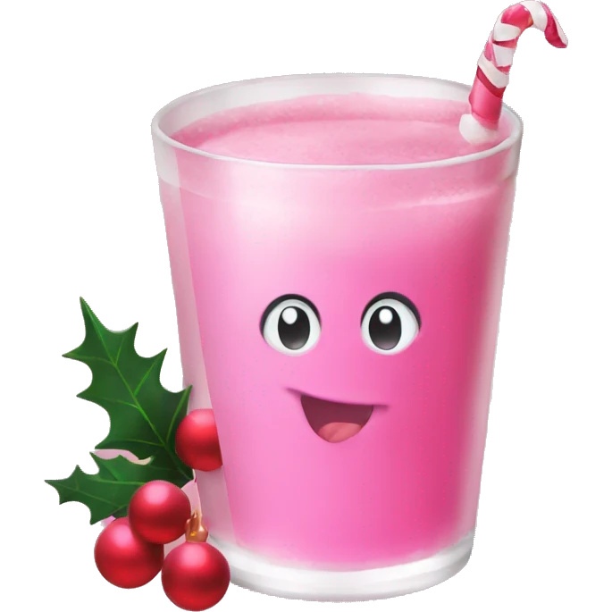 pink christmas christmas drink emoji