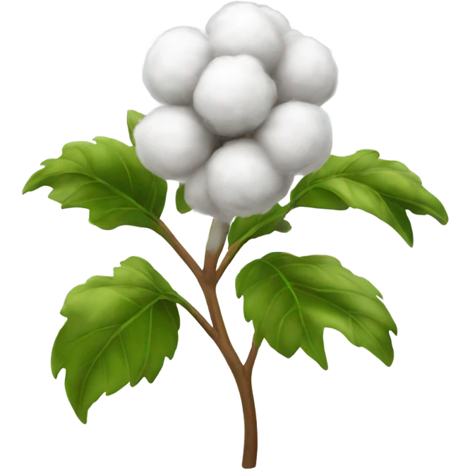 Cotton plant emoji