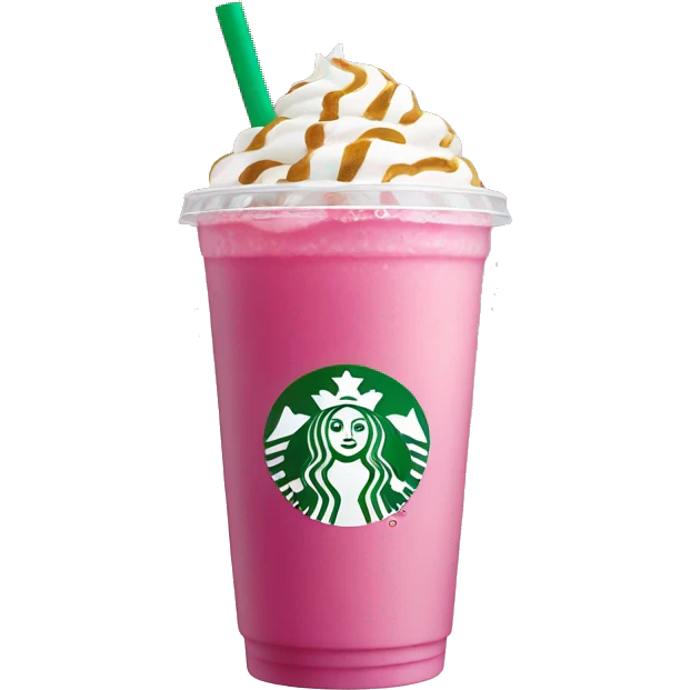 Starbucks pink drink emoji