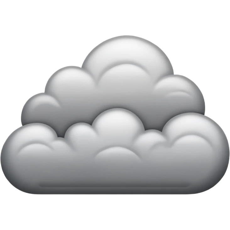 overcast clouds and sky emoji