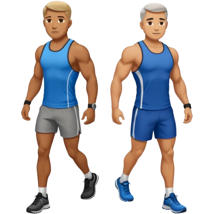 strong walkers emoji