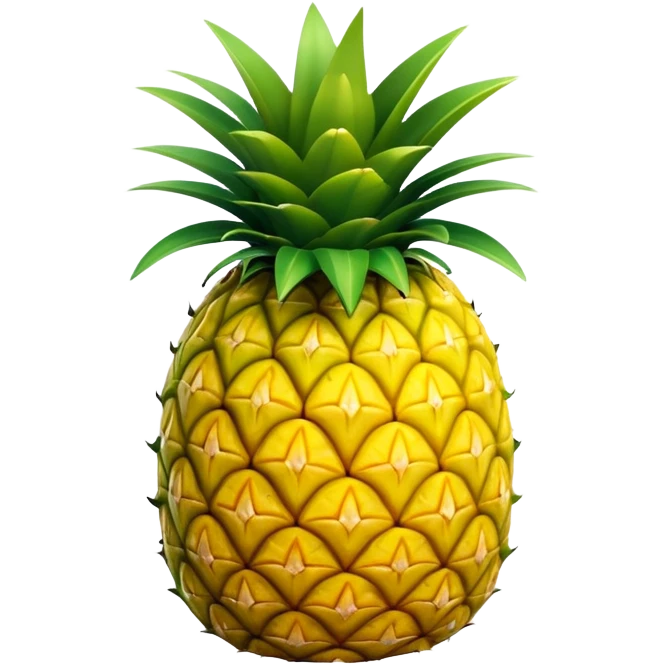 Upside down pineapple emoji