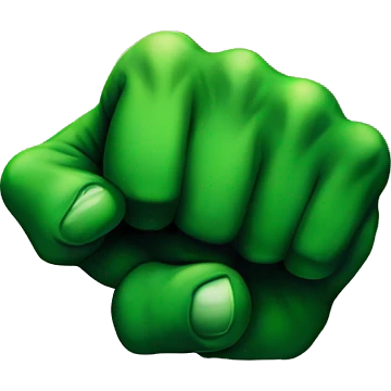 Hulk fist emoji