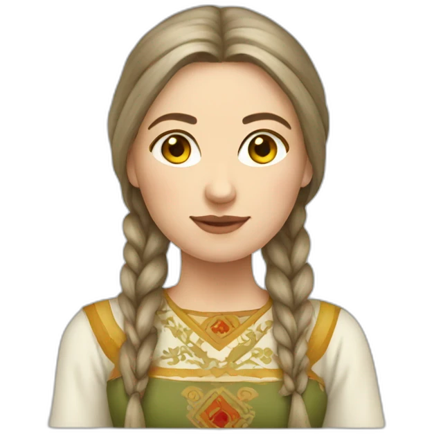 slavic clothing woman emoji