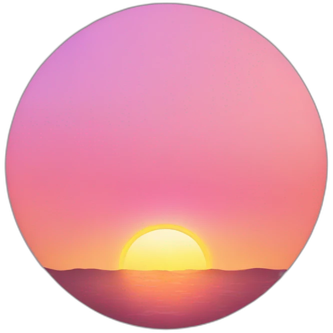 Sunset emoji