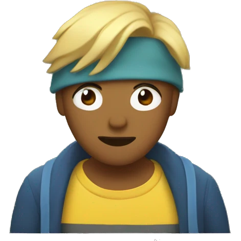 persona viendo un paisaje emoji
