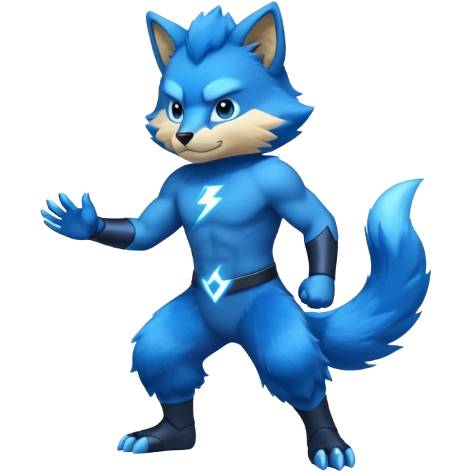 Luxio (full body) emoji
