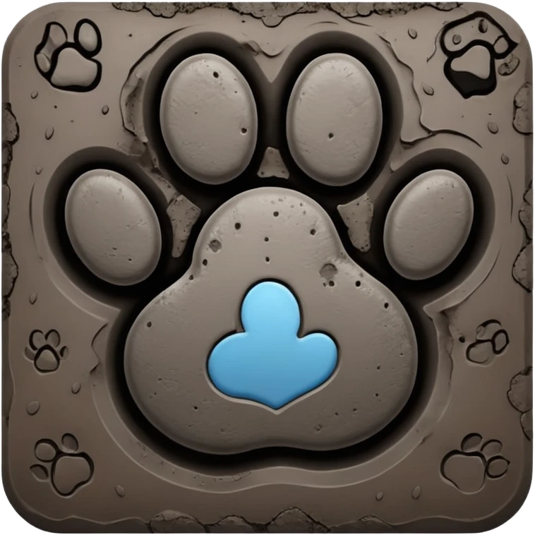 Paw print emoji
