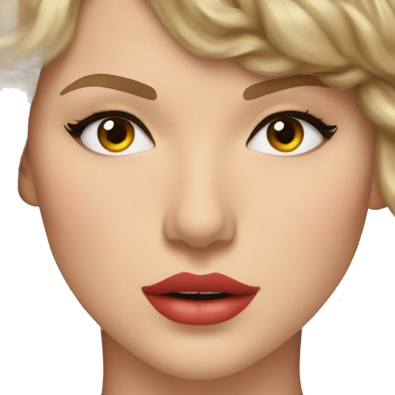 Taylor Swift eyes closed emoji