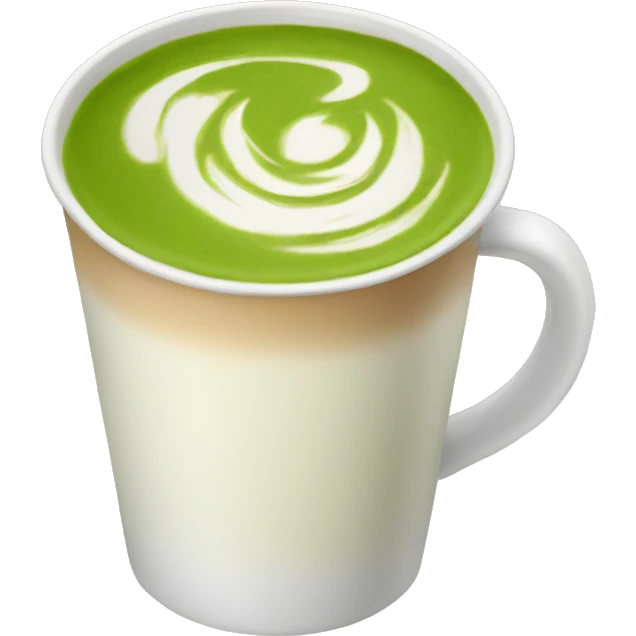Matcha latte emoji