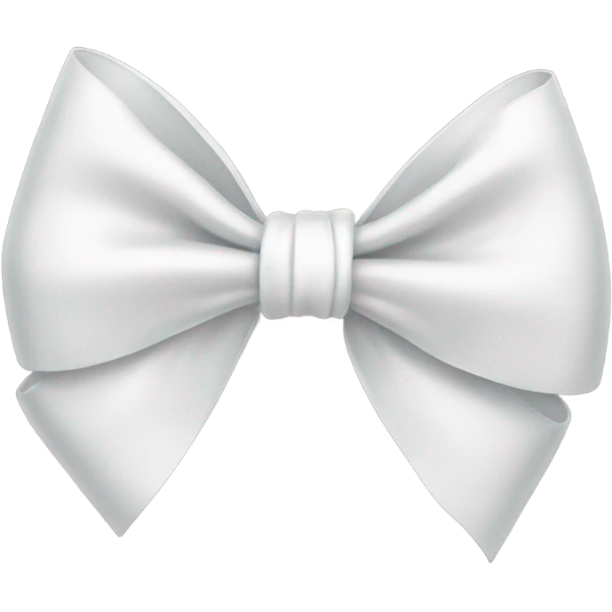 white bow emoji