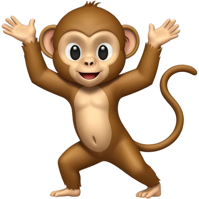 Monkey dancing emoji