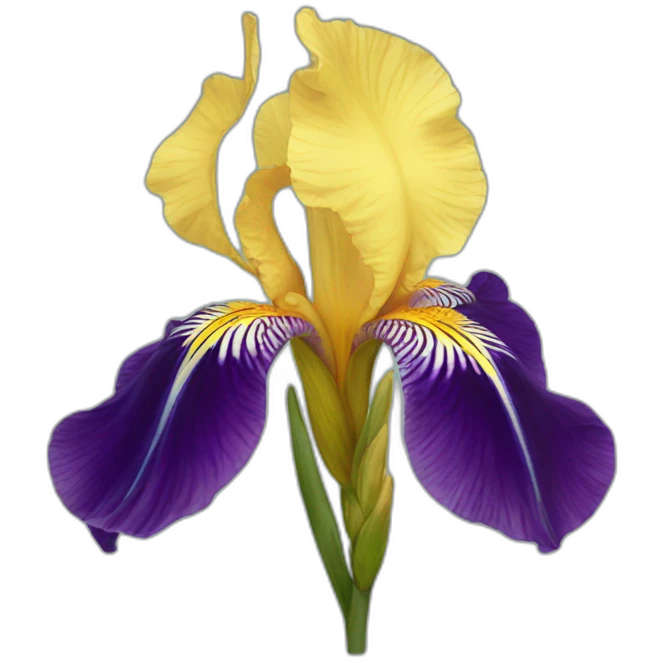 iris flora emoji